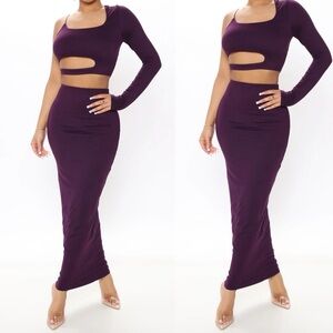 Thick material Skirt set